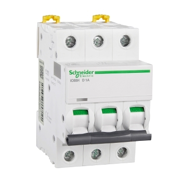 的映像 A9F29301 : iC65H 小型断路器, D曲线, 3P, 1A