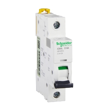 的映像 A9F39106 : iC65L 小型断路器, D曲线, 1P, 6A