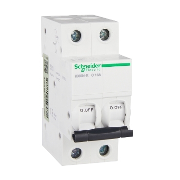 的映像 A9K58216 : iC65N-K 小型断路器, C曲线, 2P, 16A