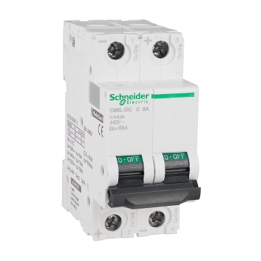 的映像 A9N22124 : C65L-DC 断路器, C曲线, 6A, 2P