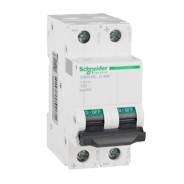 的映像 A9N22429 : C65N-DC 断路器, C曲线, 40A, 2P, Icu=6kA