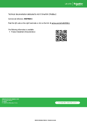 的映像 A9XMSB11 - Technical Product Datasheet