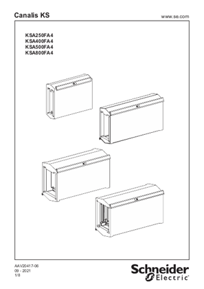 Image of KSA...FA4 - OLD KS ADAPTER - Instruction Sheet