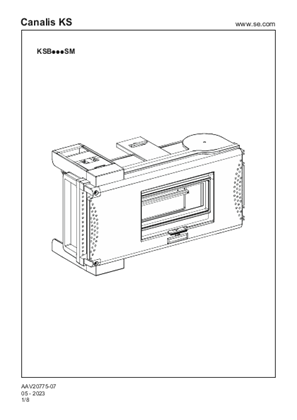 Image of KSB...SM... - TAP-OFF UNIT - Instruction Sheet