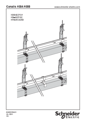 Image of KB.40ZFG. / KFB25CD253 - CABLE DUCT- Instruction Sheet