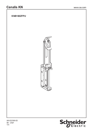 Image of KNB160ZFPU - SPRING FIXING BRACKET - Instruction Sheet