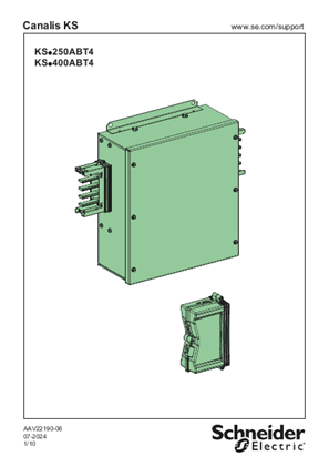 이미지 KS....ABT4 - FEED UNIT 250/400 A - Instruction Sheet