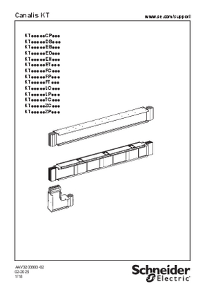 Image of Canalis KT - KT***** - ALL PRODUCTS - Instruction Sheet