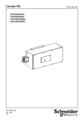 的映像 KSA....AB.D. - 630/1000A END FEED UNIT - 说明页