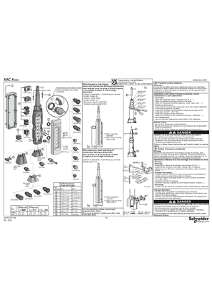 Image of XAC A... Pendant control stations, Instruction Sheet (EN)