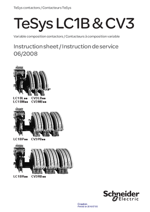 Image of TeSys LC1 B & CV3, Variable composition contactors