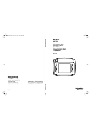 Bild von XBT GH Quick reference guide (DE)