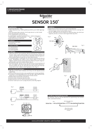 Bild av Rörelsesensorer- Sensor 150°-Användarhandbok (SV)
