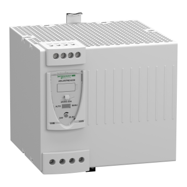 Image of ABL8RPM24200 : Regulated switch power supply, modicon power supply, 1 or 2 phase, 100 to 240V, 24V, 20A