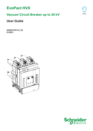 Image of HVX: Vacuum circuit-breaker 12–24 kV (Assembly, Operation, Maintenance)