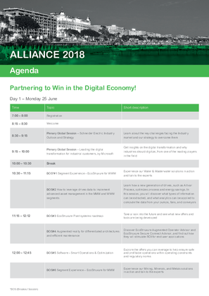 Kép ALLIANCE2018 Agenda