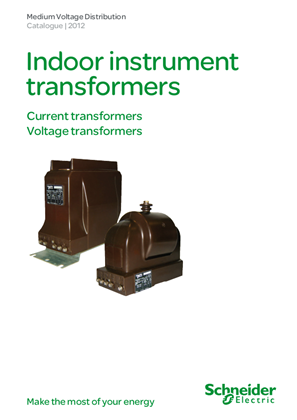 Image of Catalogue Indoor MV Instrument Transformers