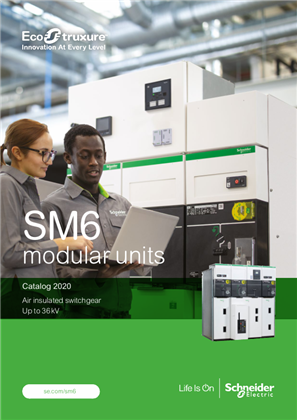 Image of Catalog for SM6-Air insulated modular switchboard