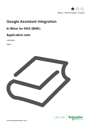 Image of Wiser for KNX – Google Assistant integration