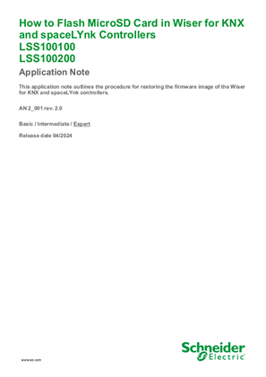 Imagen de How to flash microSD card in Wiser for KNX and SpaceLynk