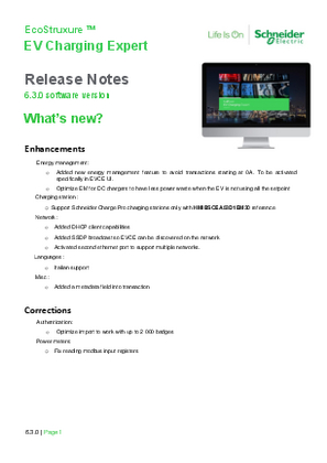 Image of EcoStruxure EV Charging Expert – Firmware