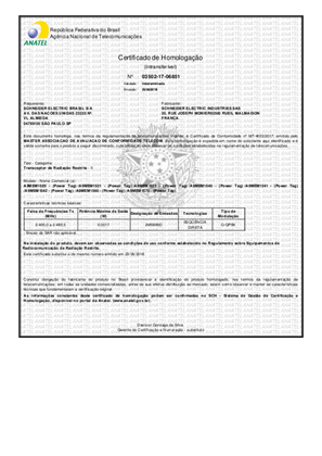 的映像 Certificado PowerTag Anatel