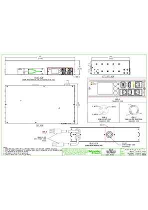 的映像 AP4431A-Rack ATS 30A 208V 2-NEMA L6-30P IN 1-NEMA L6-30R OUT