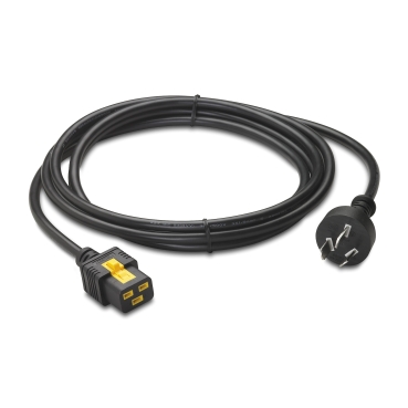 的映像 AP8757 : 电源线，可锁定型，C19到中国插头，3.0米