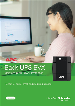 Image of APC Back-UPS BVX Brochure for Brazil