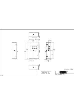 Image de VHU364DSGL, HDSS TYPE 4X 600V 200 AMP 3 POLE UNFUSED