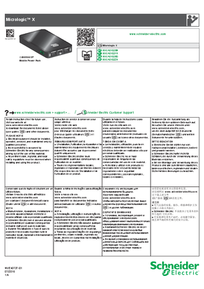 Imagen de Instructivo Mobile Power Pack Masterpact MTZ
