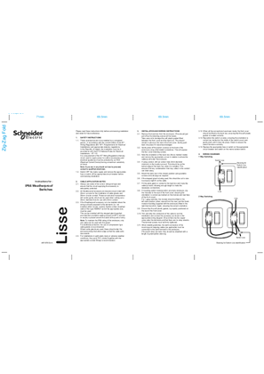 Image of Instructions for IP66 Weatherproof Switches