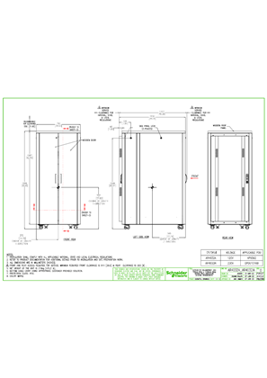 Image of AR4032A_AR4032IA-Netshelter Soundproof 32U Server Rack Enclosure 750mm x 1130mm