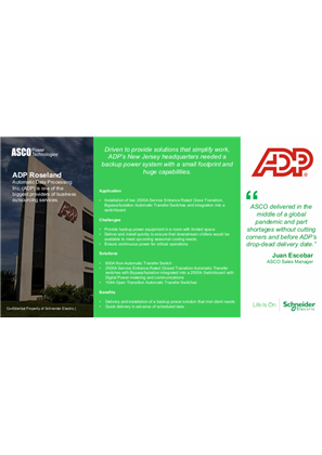 Image of ASCO Case Study | ADP Roseland