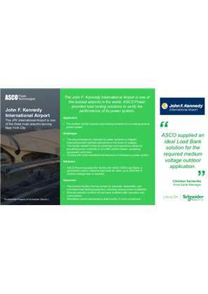 Imagen de ASCO Customer Testimonial | John F. Kennedy International Airport