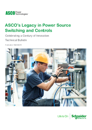 Image of ASCO’s Legacy in Power Source Switching and Controls