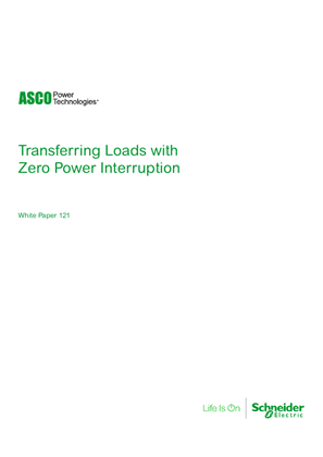 Image de ASCO White Paper | Transferring Loads with Zero Power Interruption