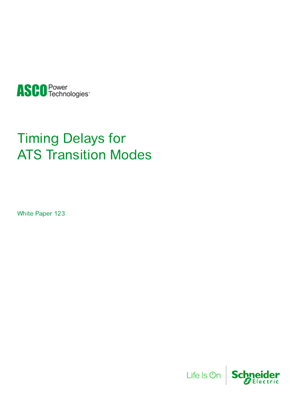 Imagen de ASCO White Paper | Timing Delays for ATS Transition Modes