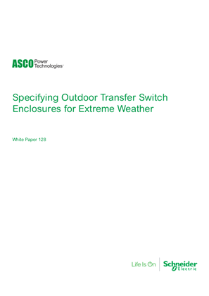 Image of ASCO White Paper | Specifying Outdoor Transfer Switch Enclosures for Extreme Weather