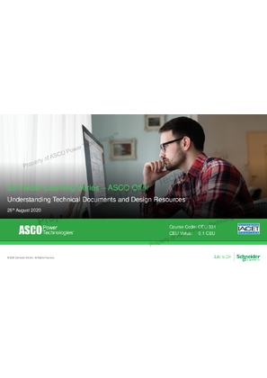 ASCO Learning Series Webinar | Understanding Technical Documents and Design Resources