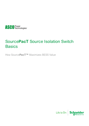 Image of ASCO White Paper | SourcePacT Source Isolation Switch Basics