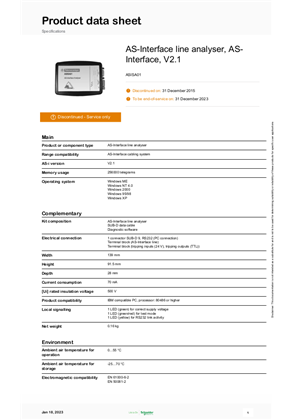 的映像 ASISA01_Product Datasheet