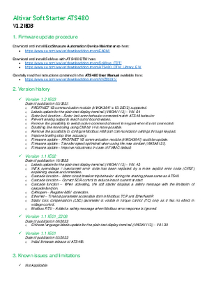 Image of ATS480 Product Firmware