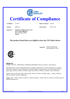 Image of ATS48_CSA_CERTIFICATE