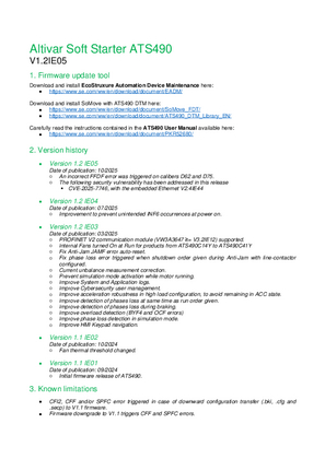 イメージ ATS490 Product Firmware