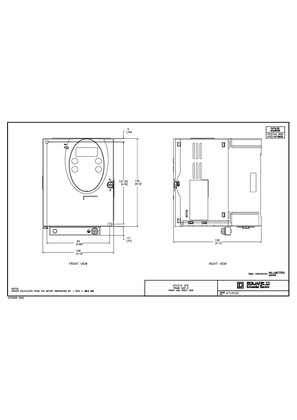Image of ATV31H VFD, FRAME SIZE 5, FRONT AND RIGHT VIEW