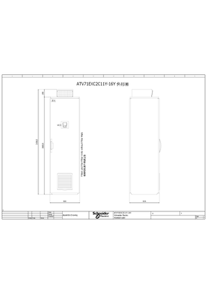 的映像 ATV71_690_安装图纸