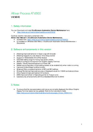 的映像 ATV900 Product Firmware