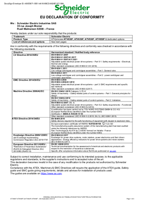 的映像 ATV630F ATV650F ATV930F ATV950F EU DECLARATION