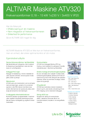 Billede af Altivar ATV320 Quickguide